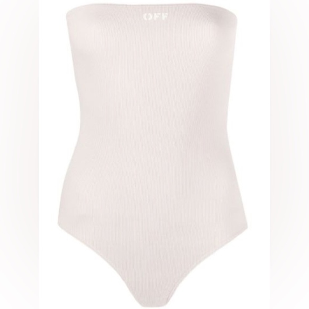 Off-White logo-print sleeveless body